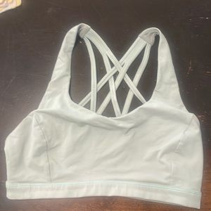 Mint Lululemon sports bra